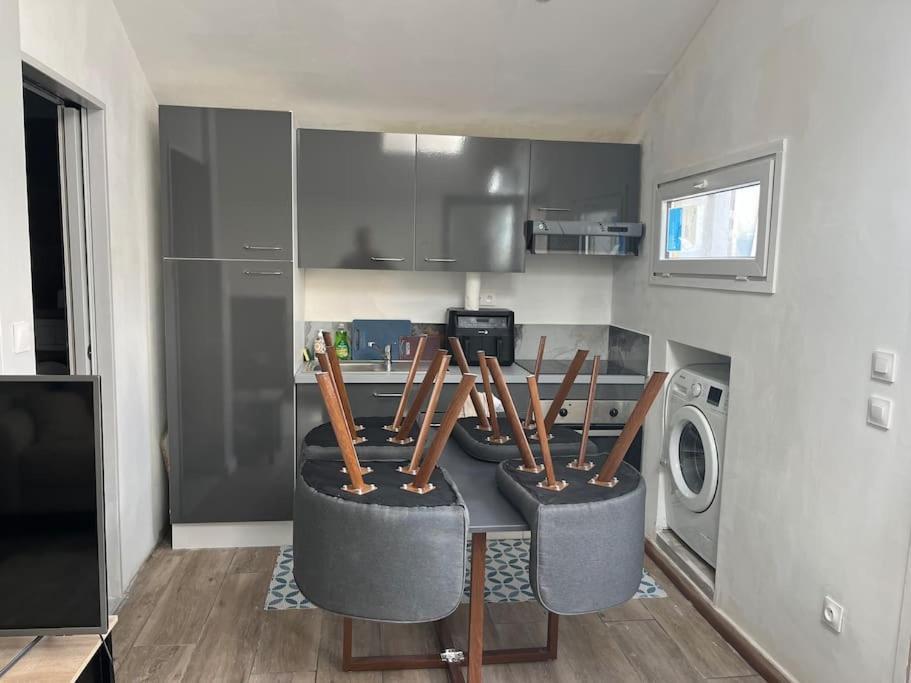 Maisonnette Avec Terrasse Avec Spa Privatif Lutterbach Esterno foto